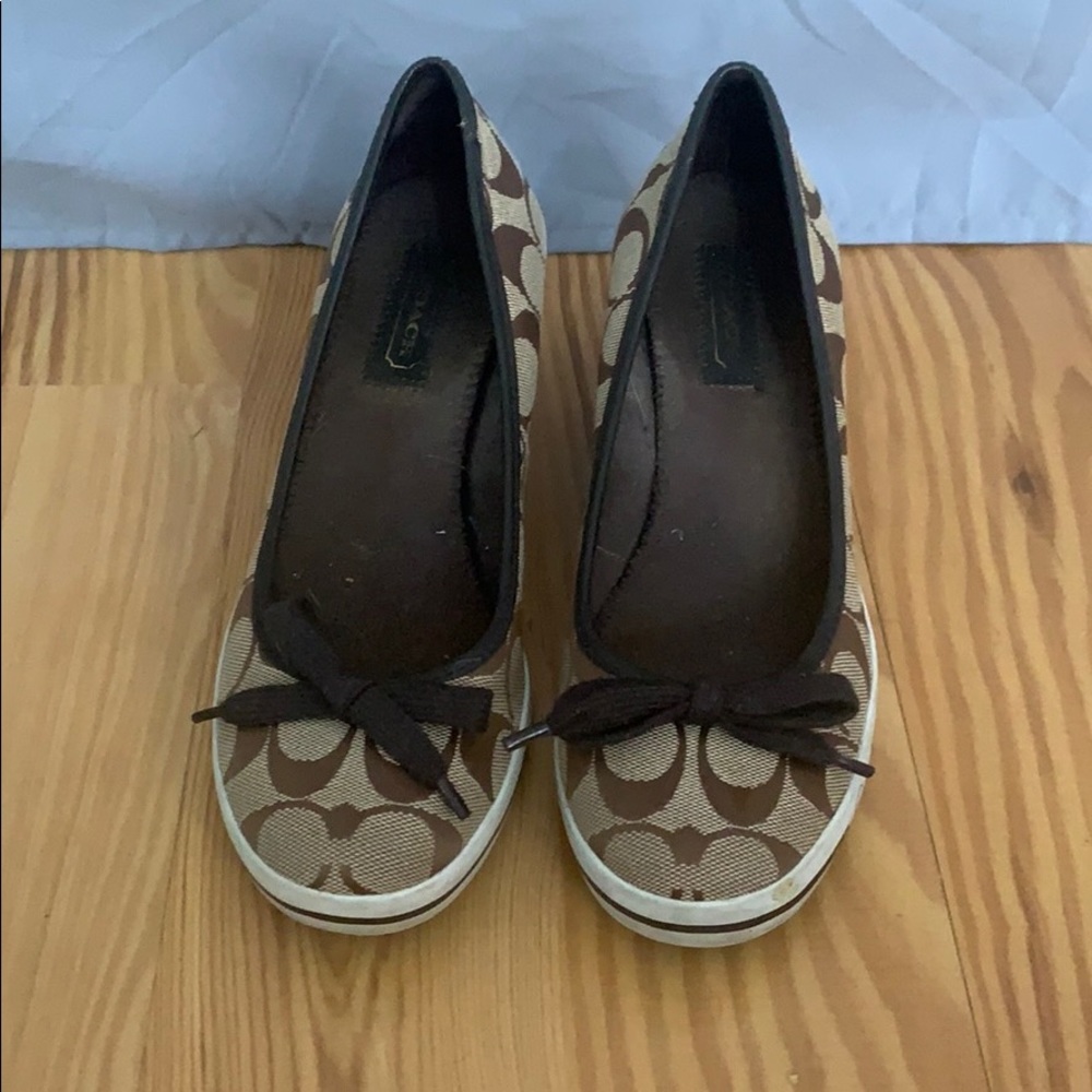 Coach wedge heel shoes - Size 6.5